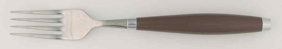 Fiesta Chocolate (Intro 2008) Dinner Fork (7 1/2" or Larger) by Homer Laughlin -1