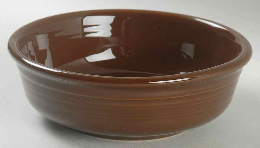 Fiesta Chocolate (Intro 2008) Coupe Cereal Bowl by Homer Laughlin -1