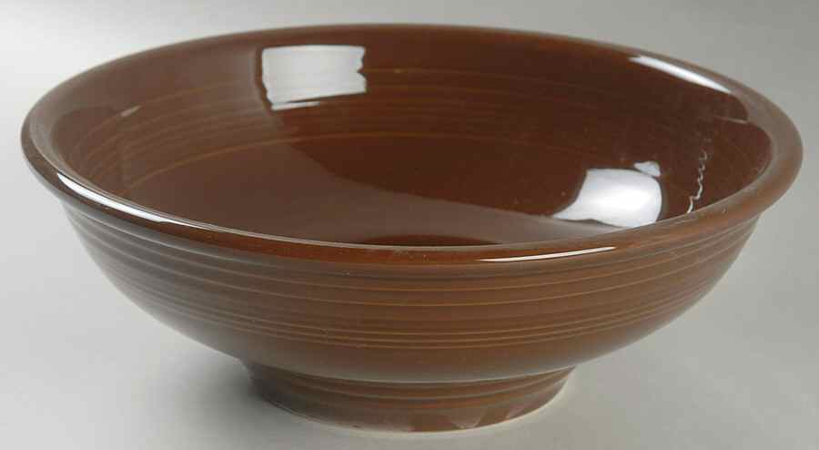 Fiesta Chocolate (Intro 2008) Pedestal Bowl by Homer Laughlin -1