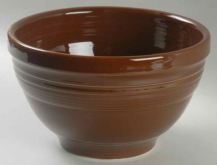 Fiesta Chocolate (Intro 2008) 8" Baking Bowl by Homer Laughlin -1