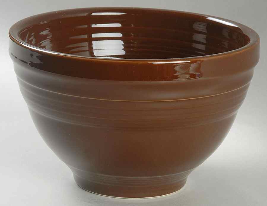 Fiesta Chocolate (Intro 2008) 7" Prep Bowl by Homer Laughlin -1