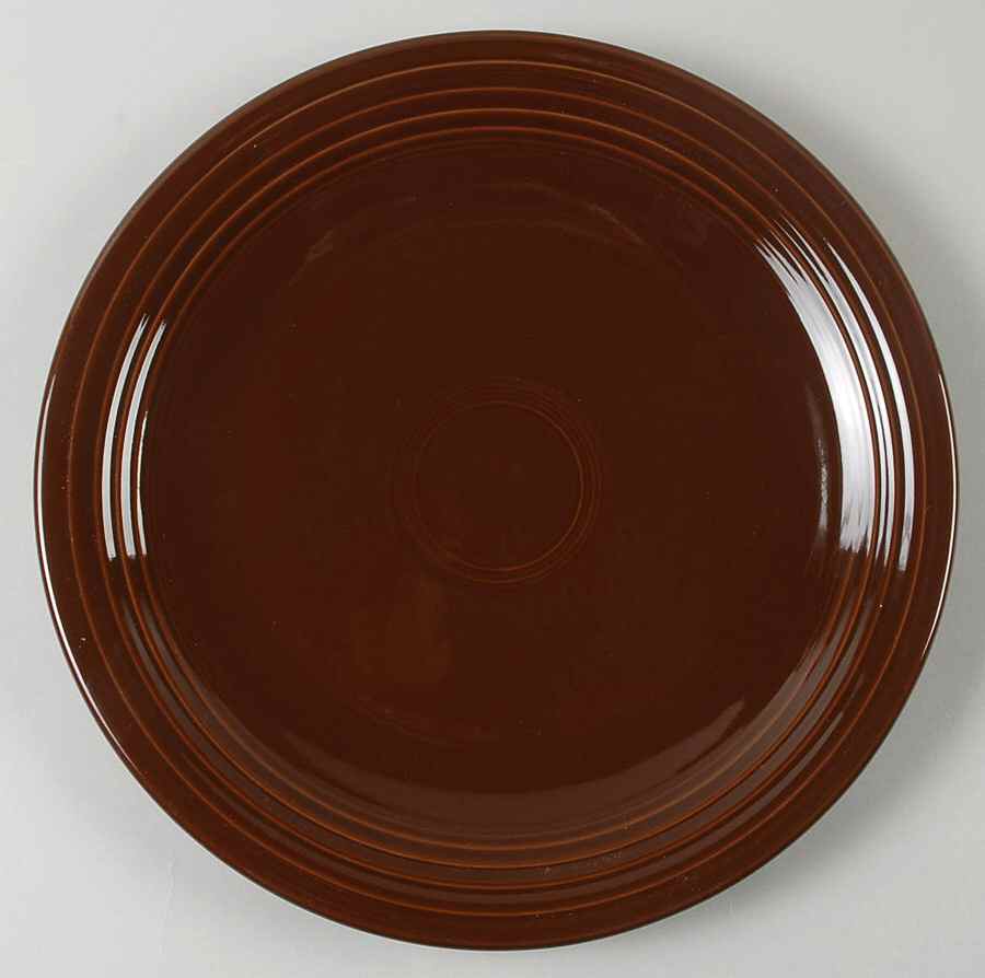 Fiesta Chocolate (Intro 2008) 11" Chop Plate (Round Platter) by Homer Laughlin -1