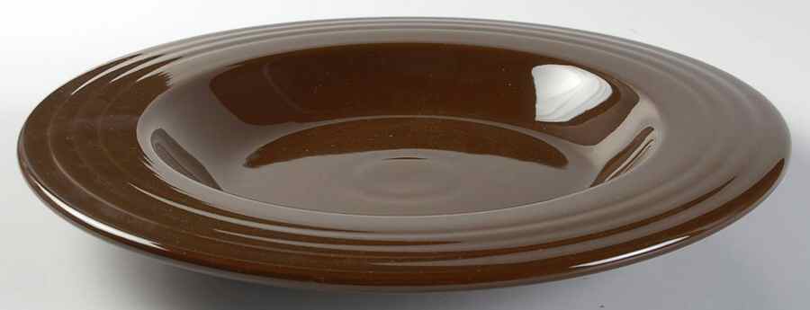 Fiesta Chocolate (Intro 2008) 12" Individual Pasta Bowl by Homer Laughlin -1