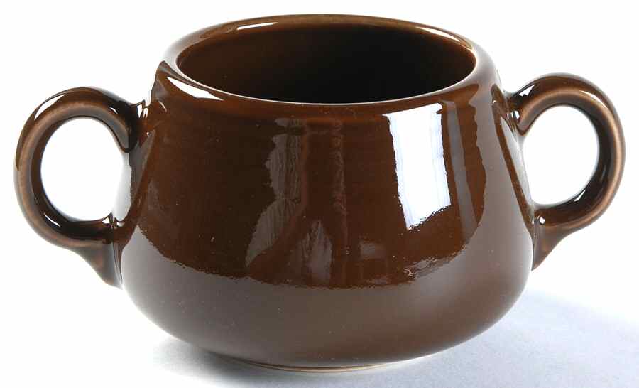 Fiesta Chocolate (Intro 2008) Sugar Bowl No Lid by Homer Laughlin -1