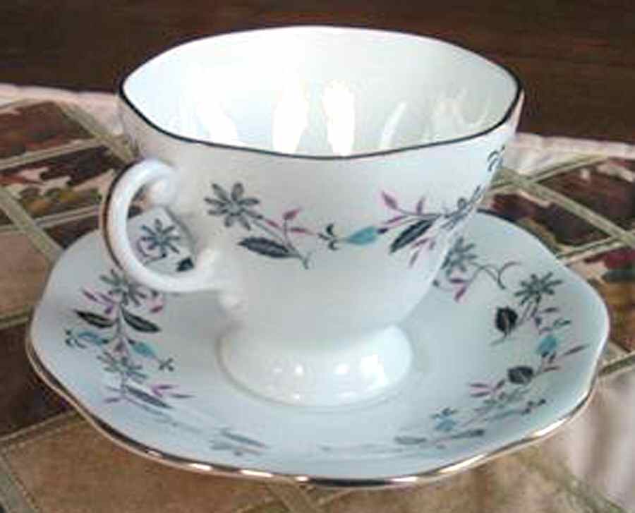 5720 Footed Cup & Saucer Set by Heathcote-1