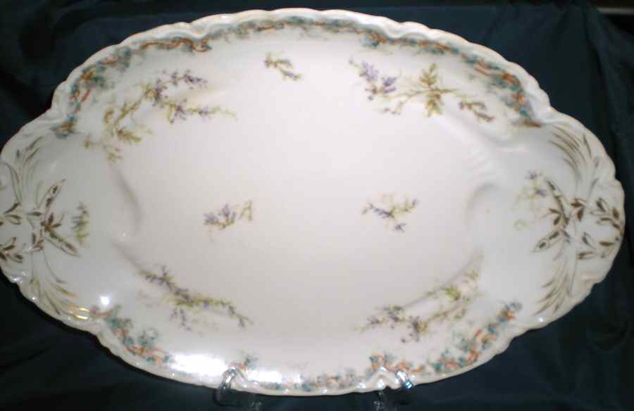 H3781 17" Oval Serving Platter by Haviland-1