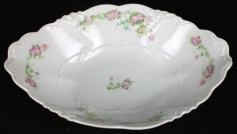 HAB104 10" Oval Vegetable Bowl by Habsburg-1