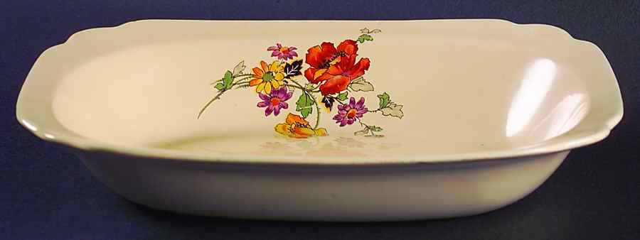 1606 9" Oval Vegetable Bowl by Homer Laughlin -1