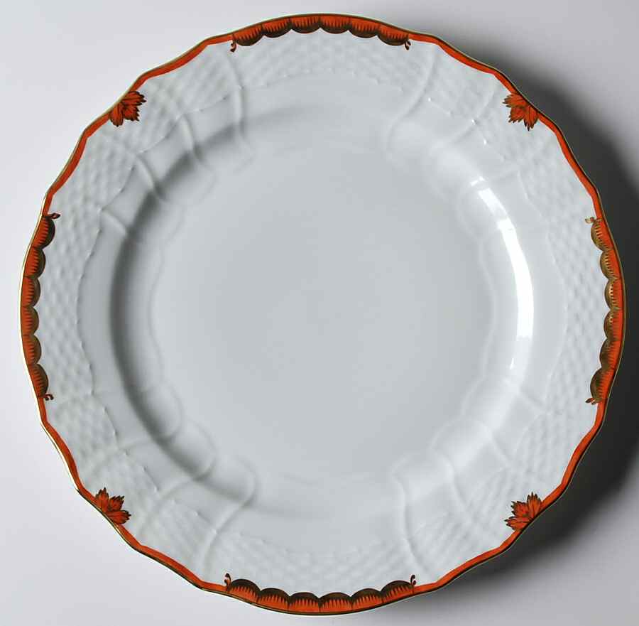 Princess Victoria Rust Service Plate (Charger) by Herend-1
