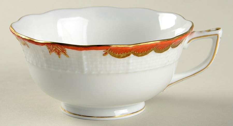 Princess Victoria Rust Footed Cup by Herend-1