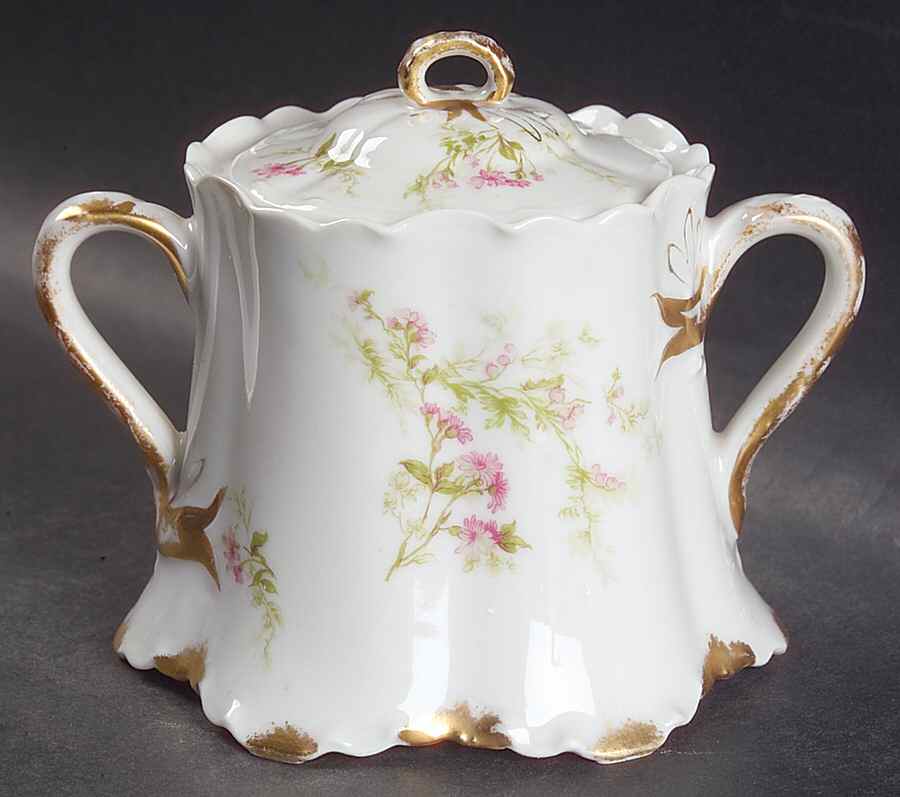 H3805 Sugar Bowl & Lid by Haviland-1
