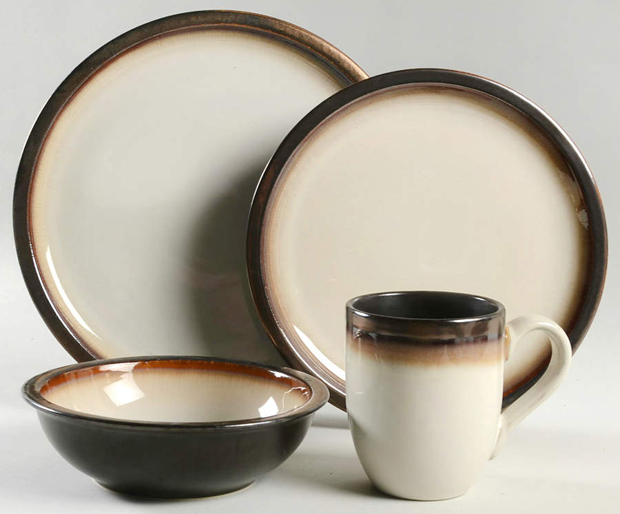 Thira Cream 4 Piece Place Setting by Home-1