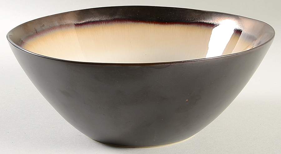Thira Cream 10" Round Serving Bowl by Home-1