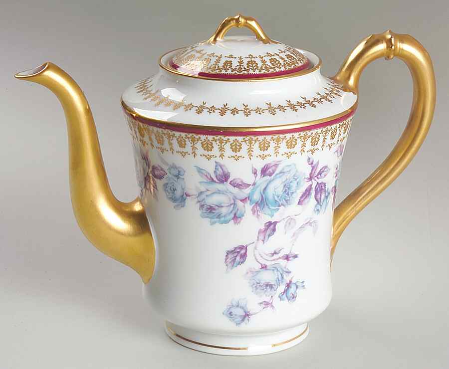 Schleiger 497-9 Small Coffee Pot & Lid by Haviland-1