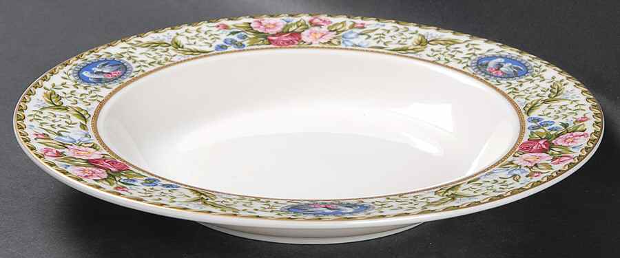 Aubusson Large Rim Soup Bowl by Horchow-1