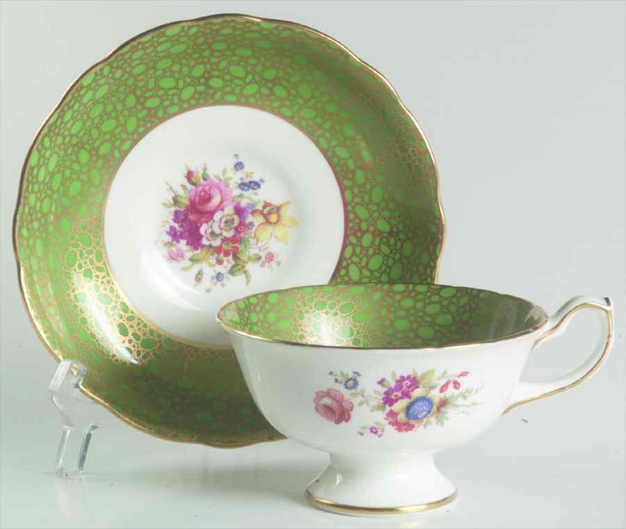 S-465 Footed Cup & Saucer Set by Hammersley-1