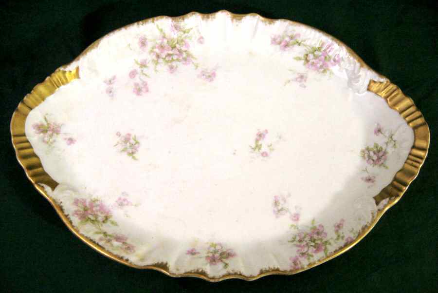 Schleiger 162-11 13" Oval Serving Platter by Haviland-1