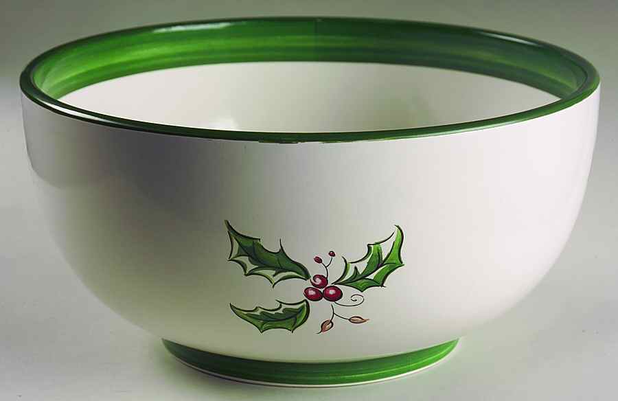 HHD4 11" Large Salad Serving Bowl by Holly Holiday-1