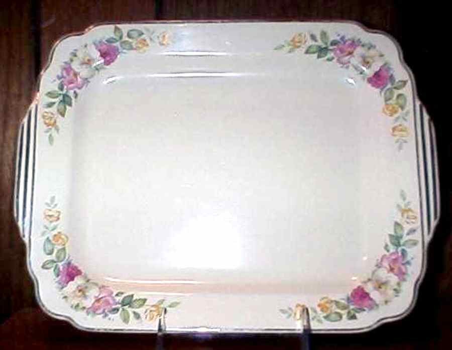 Esther 13" Oval Serving Platter by Homer Laughlin -1