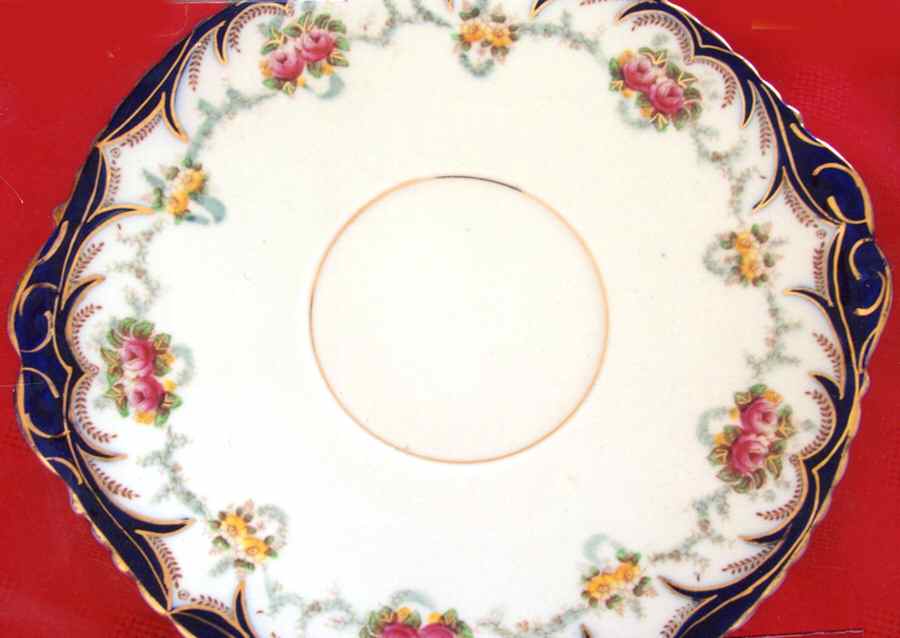 939 Handled Cake Plate by Hill & Co-1