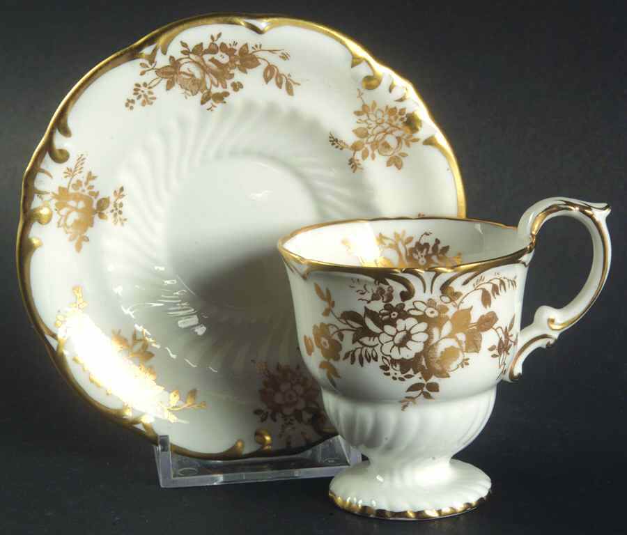 4952 Footed Demitasse Cup & Saucer Set by Tiffany-1