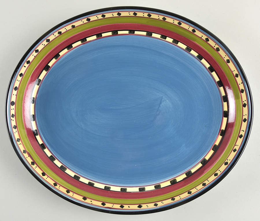 HDQ3 15" Deep Oval Serving Platter by Hd Designs-1