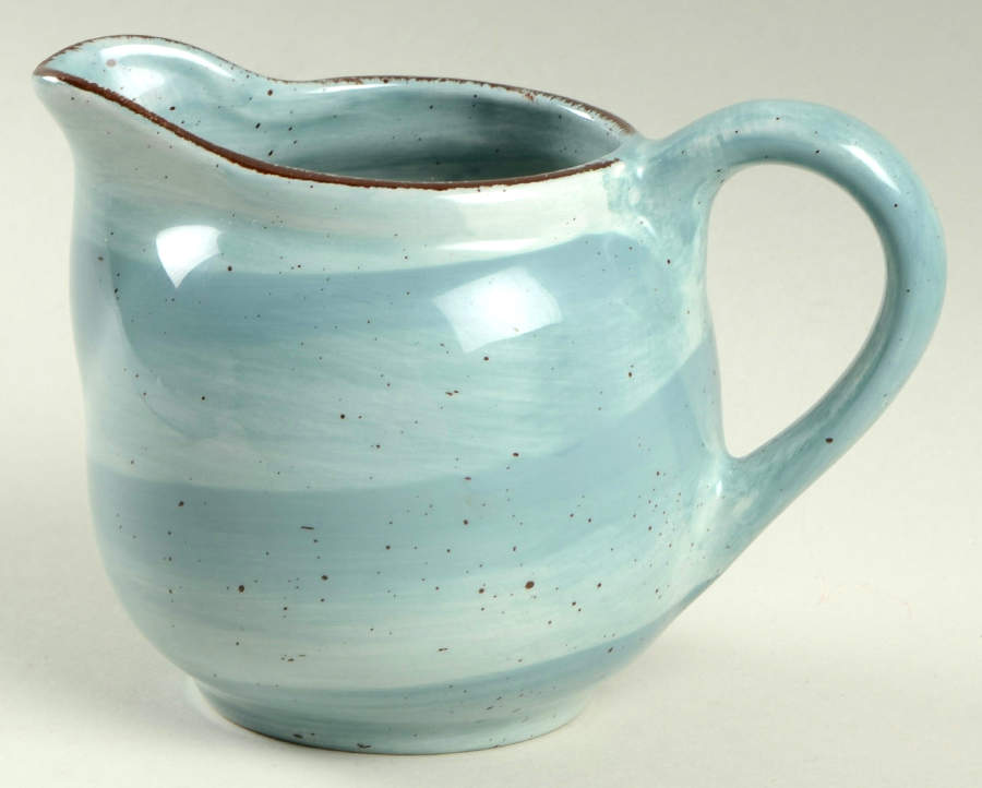 Twist Teal Creamer by Hausenware-1
