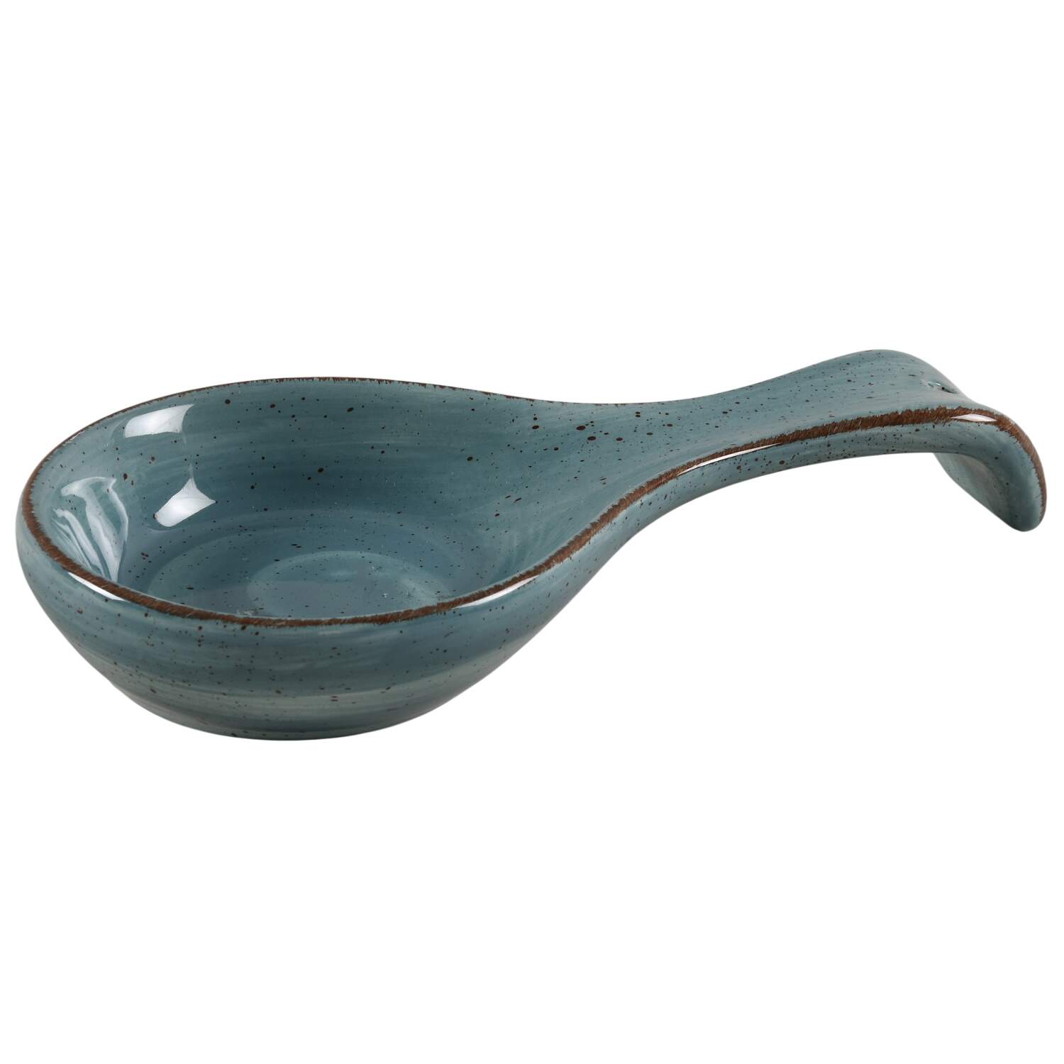 Twist Teal Spoon Rest/Holder (Holds 1 Spoon) by Hausenware-1