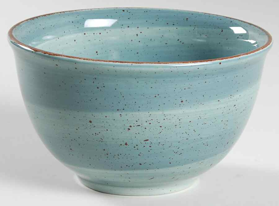 Twist Teal Soup/Cereal Bowl by Hausenware-1