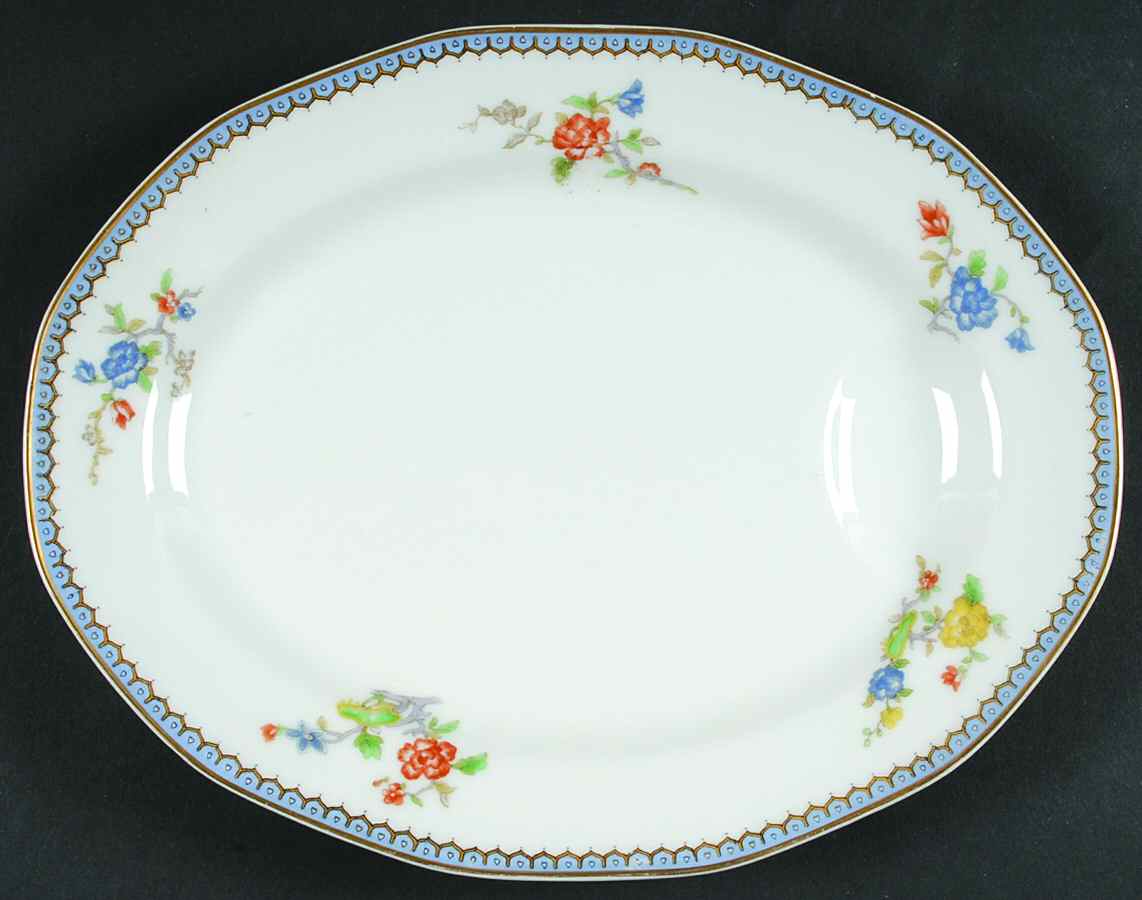 H3826 11" Oval Serving Platter by Haviland-1