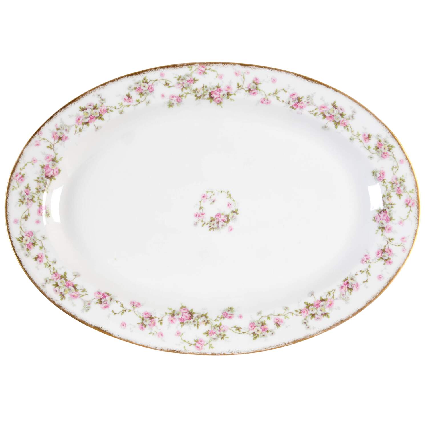 Schleiger 1246-8 14" Oval Serving Platter by Haviland-1