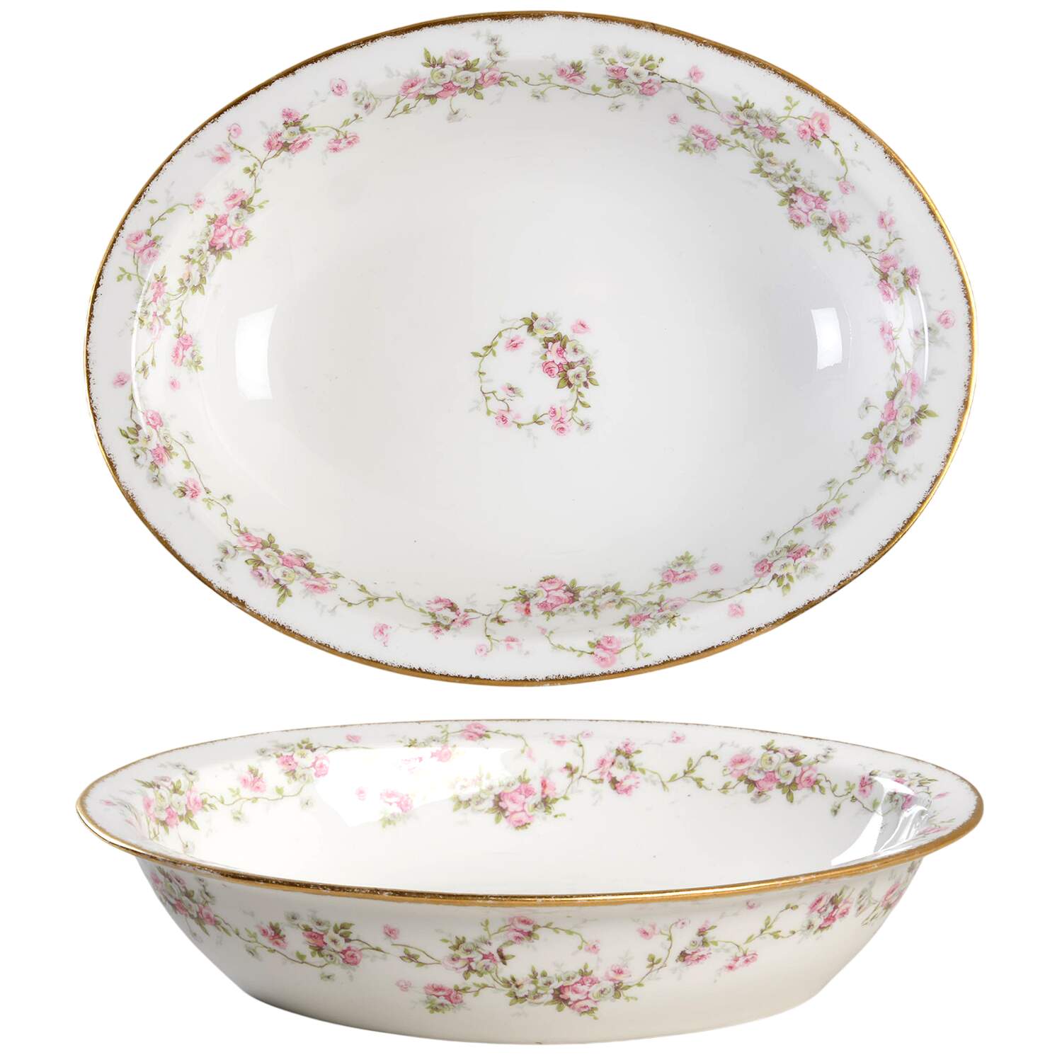 Schleiger 1246-8 9" Oval Vegetable Bowl by Haviland-1
