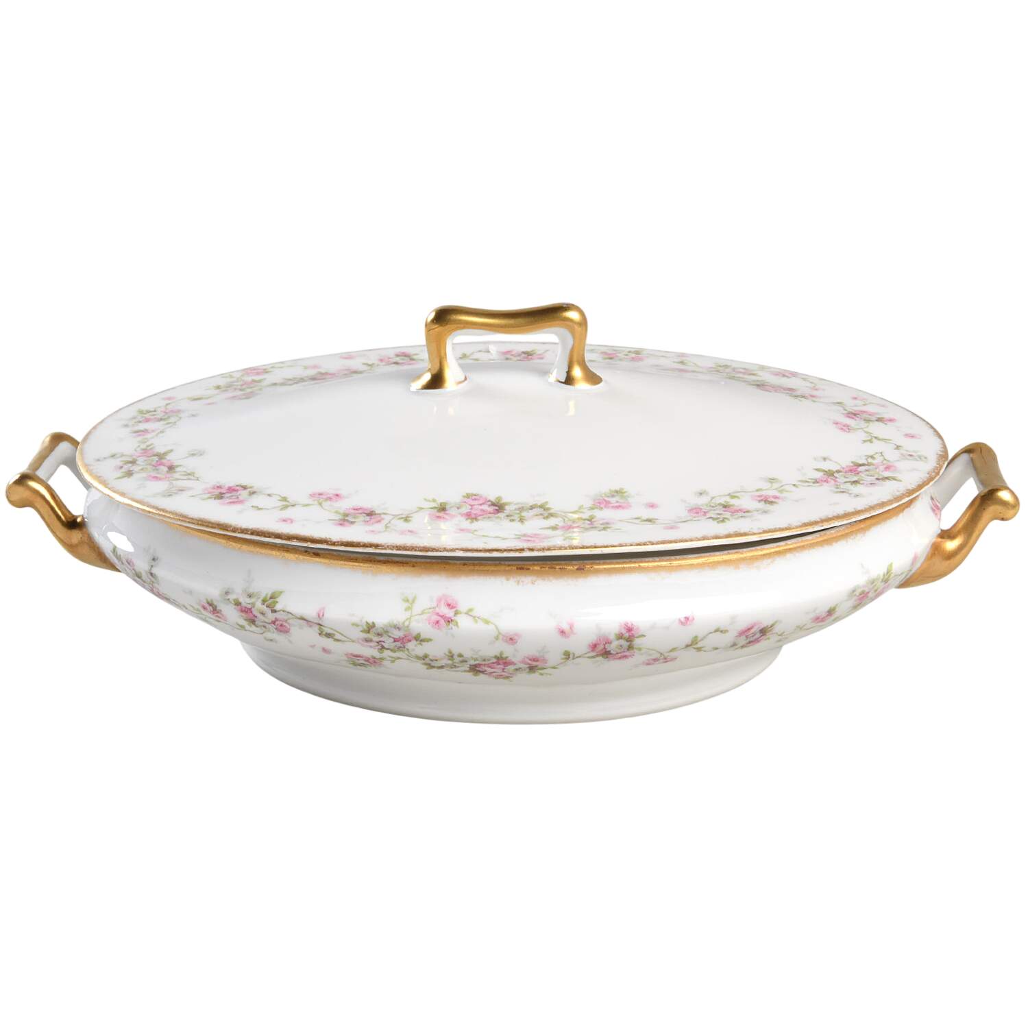 Schleiger 1246-8 Oval Covered Vegetable by Haviland-1