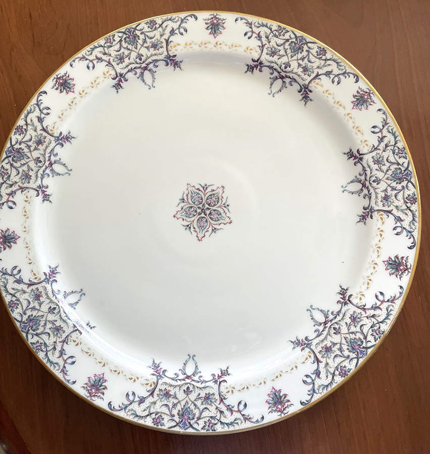 H3843 12" Chop Plate (Round Platter) by Haviland-1