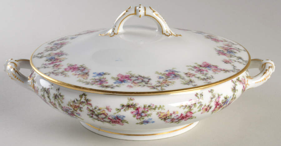 H3499 Round Covered Vegetable by Haviland-1