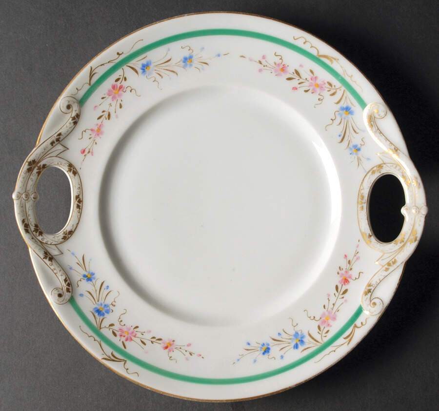 H3849 Handled Cake Plate by Haviland-1