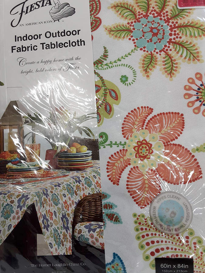 Fiesta Accessories 60" x 84" Rectangular Tablecloth by Homer Laughlin -1