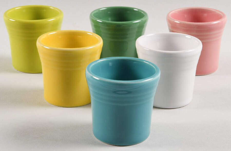 Fiesta Accessories (Light Boxed Set of 6) Shot Glasses by Homer Laughlin -1