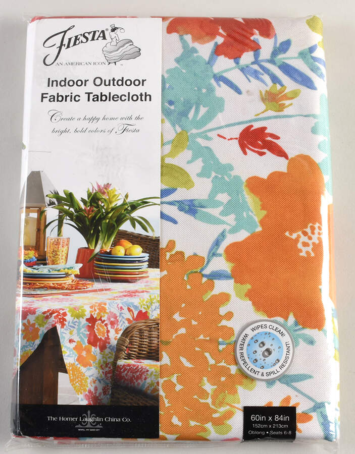 Fiesta Accessories 60" x 84" Rectangular Tablecloth by Homer Laughlin -1