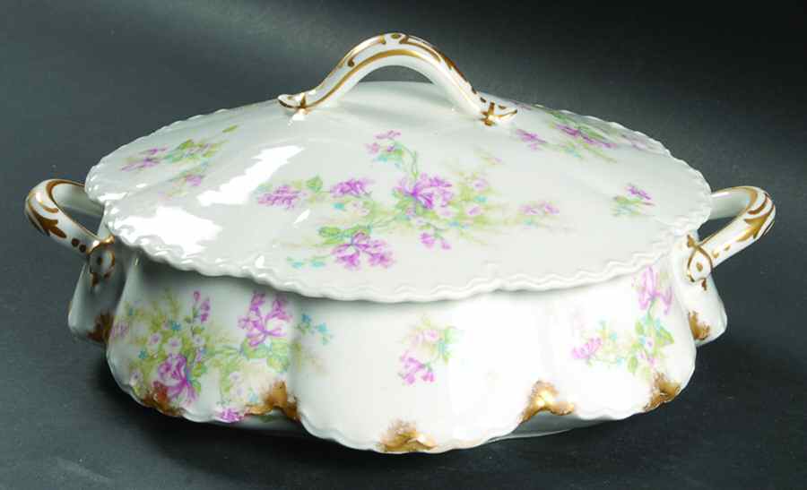 Schleiger 900-3 Round Covered Vegetable by Haviland-1