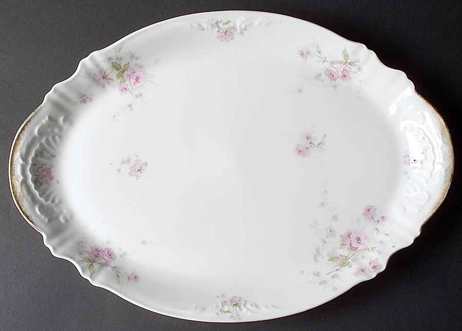 Schleiger 1015-9 15" Oval Serving Platter by Haviland-1