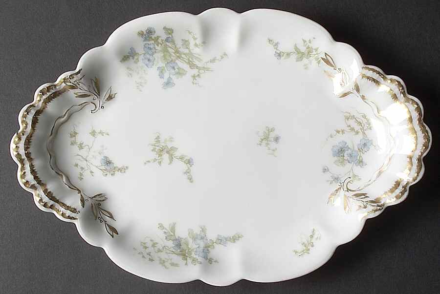Schleiger 451-2 11" Oval Serving Platter by Haviland-1