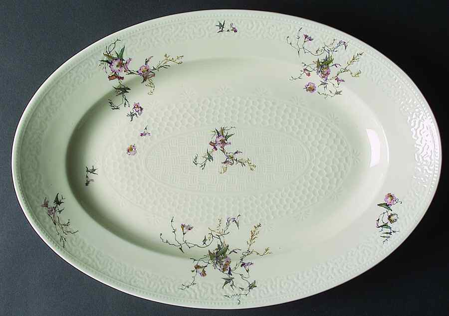 H3893 15" Oval Serving Platter by Haviland-1