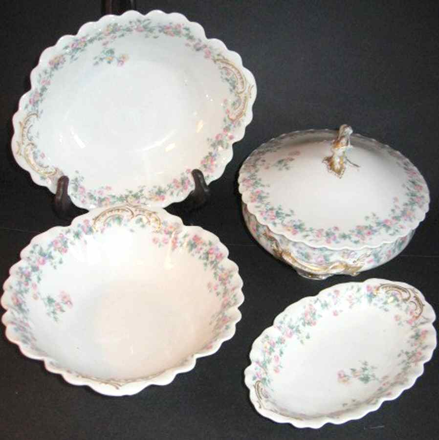 Schleiger 699-3 Round Covered Vegetable by Haviland-1