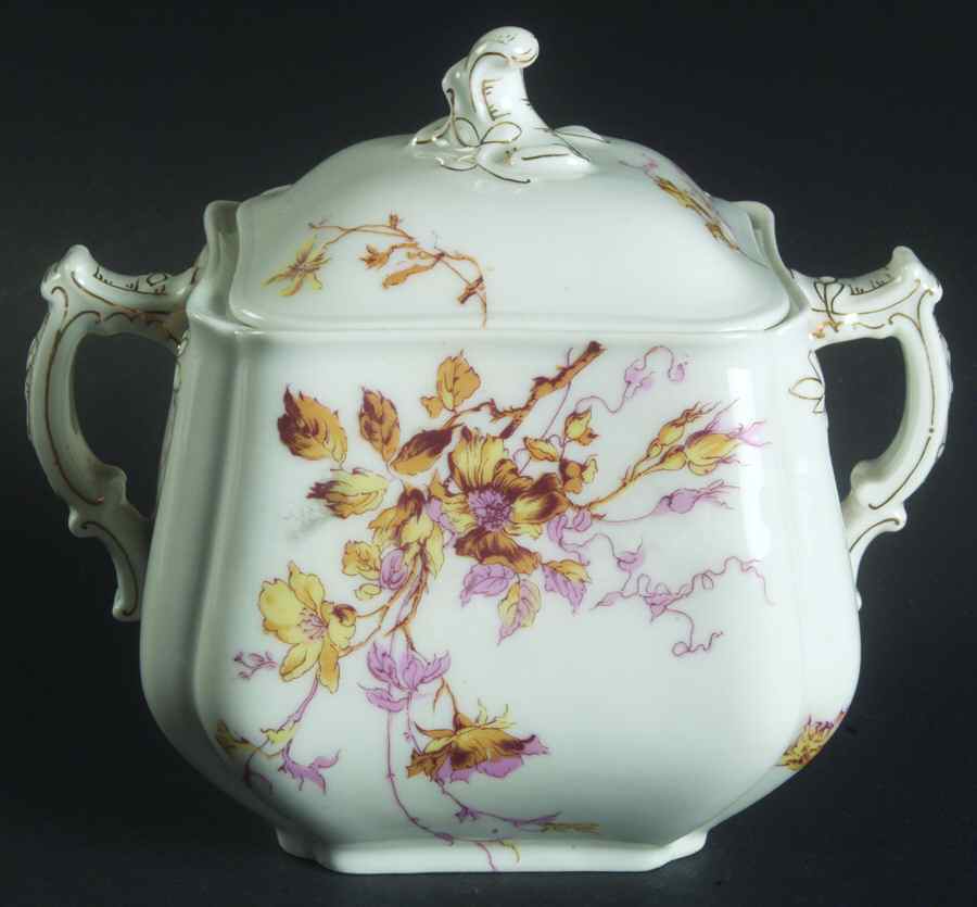 Schleiger 1152-26 Sugar Bowl & Lid by Haviland-1
