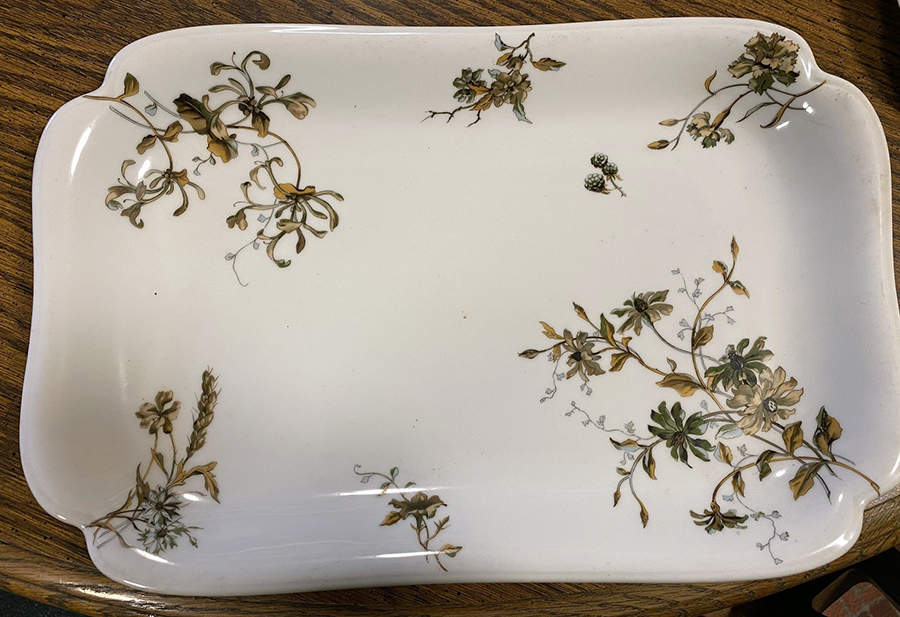 Schleiger 1152-28 14" Rectangular Serving Platter by Haviland-1