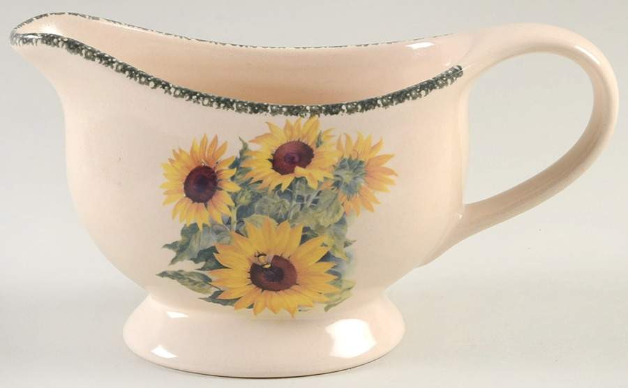 Sunflower Gravy Boat by Home & Garden Party-1