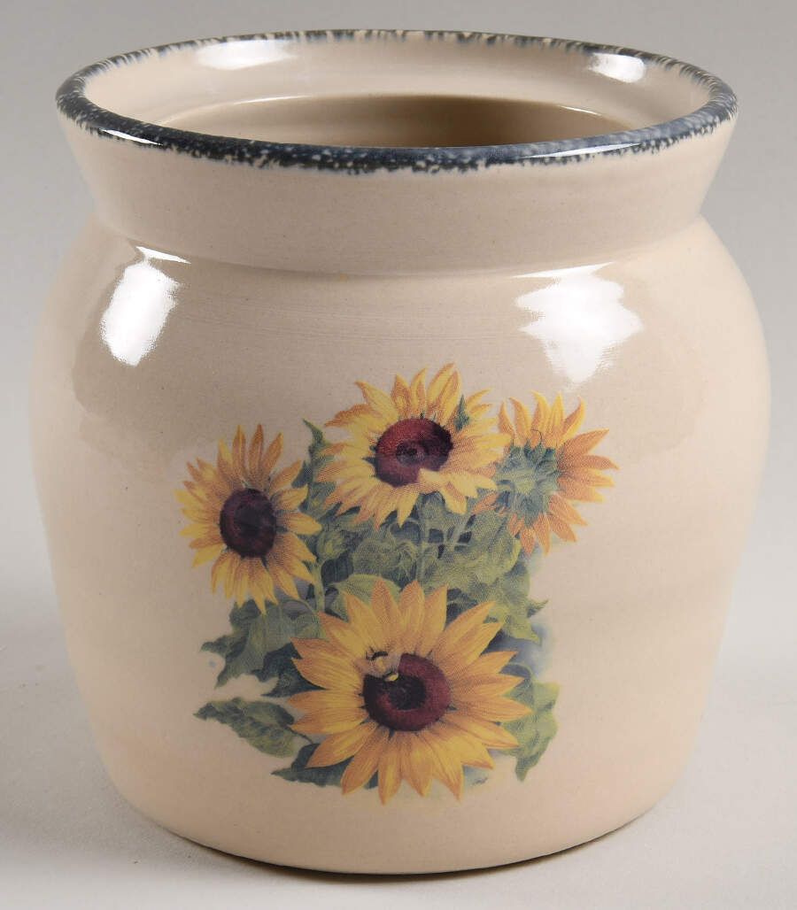 Sunflower Small Canister No Lid by Home & Garden Party-1