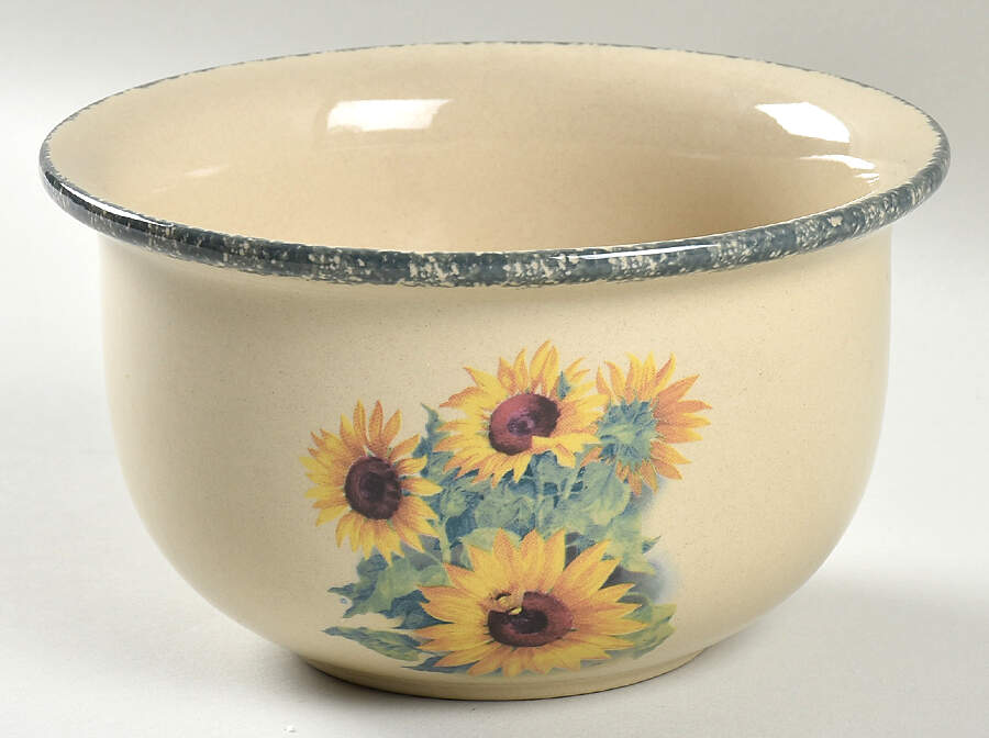 Sunflower Soup/Cereal Bowl by Home & Garden Party-1