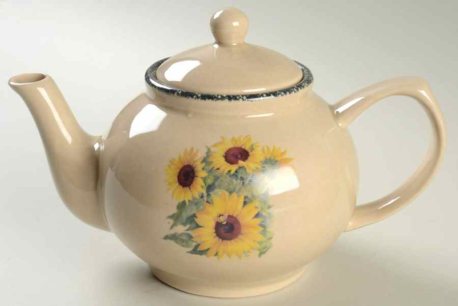 Sunflower Teapot & Lid by Home & Garden Party-1